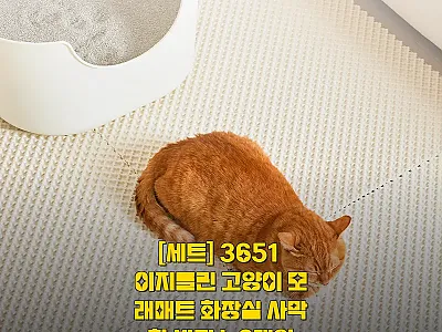 3651 이지클린 고양이 모래매트 화 관련 이미지
